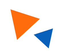 Geometric shapes in contrasting colors